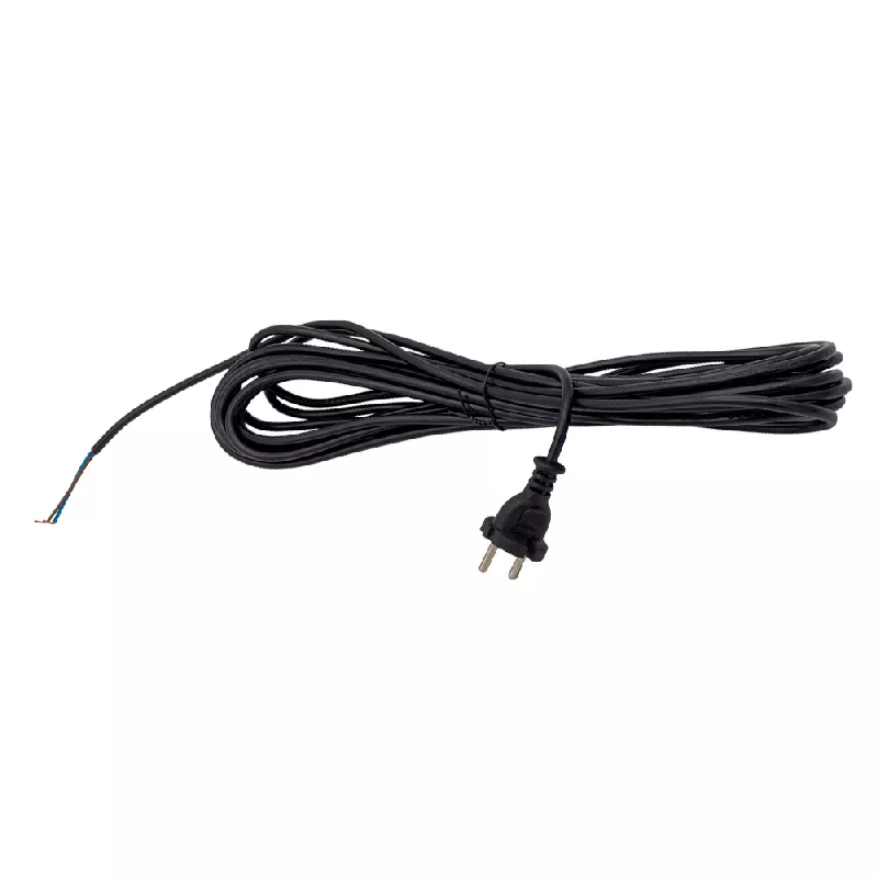 Cordon d'alimentation électrique - 8 m - noir - Référence 115115 - Marque SPRiNTUS_0