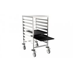 Distform Chariot Inox de Pâtissier Bas Renforcé pour Plateaux Acier inoxydable - 641094403959_0