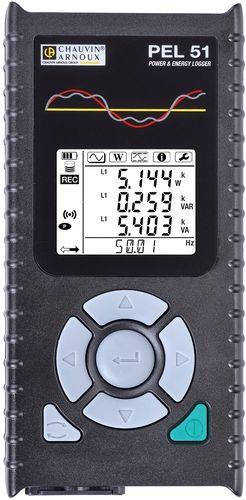 Enregistreur de puissance et d'énergie monophasé, écran lcd - 1 voie - pince ma194 fo - CARPEL51_0