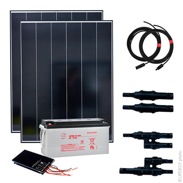 KIT SOLAIRE AUTONOME L 12V 300WC (500WH/JOUR EN MOYENNE)_0