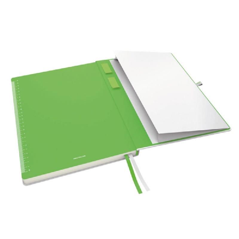 LEITZ CARNET BROCHÉ COMPLETE - FORMAT A4 (96 G/M2) - 80 PAGES À PETITS CARREAUX - COULEUR BLANC