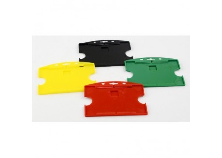 Porte-badge rigide 1 face - différents coloris - packs de 100 pièces_0