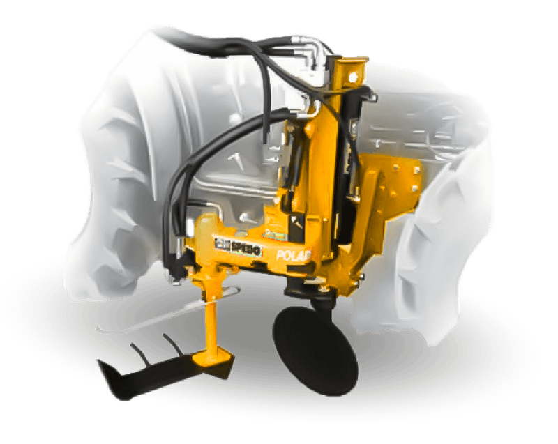 Porte-outils interceps avec effacement automatique pour montage ENTRE ROUES pour vignobles - POLARIS SE ENTRE ROUES_0