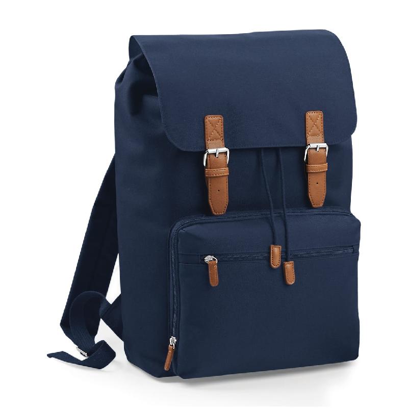 Sac à dos Vintage ordinateur portable - Réf: BG613 - Polyester 600D, compatible 17