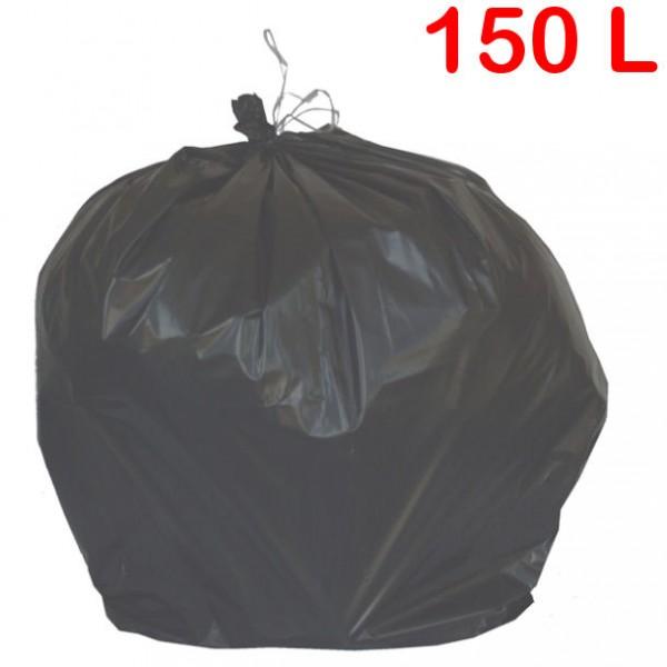 Sac poubelle à déchets standards - Volume 150 litres - Très résistant et en matière vierge extrudée_0