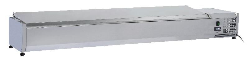 Saladette à poser 9 x GN 1/3 avec couvercle CASSELIN CSAP913C_0