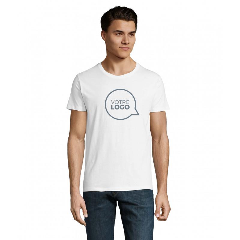 Tee-shirt coton bio Milo blanc - Tee-shirts personnalisés blanc_0