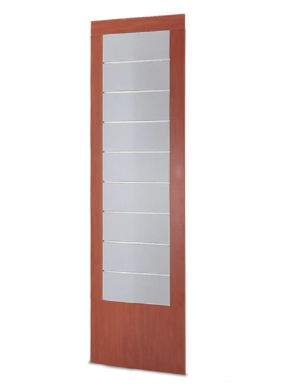 Vitrine d'exposition murale 60/PSVA - Grand présentoir robuste et élégant, dimensions 64 x 3 x 218 cm_0