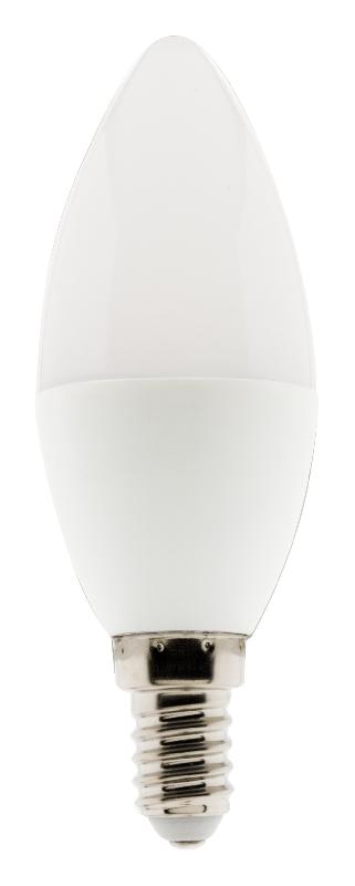 Ampoule LED E14 flamme - 5.2W - Blanc chaud - 470 Lumen - 2700K - A++ - Zenitech_0