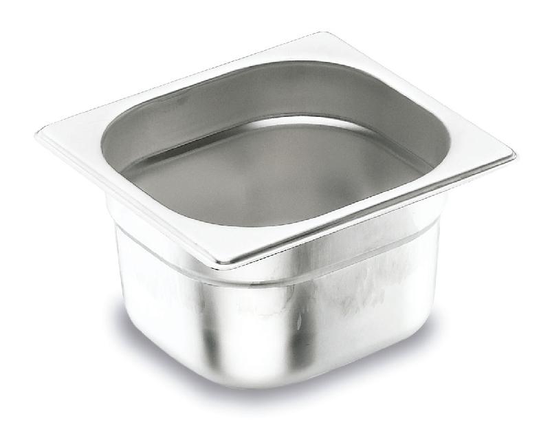 Bac GN Gastro 1/6 Inox : Hauteur - 65 mm_0