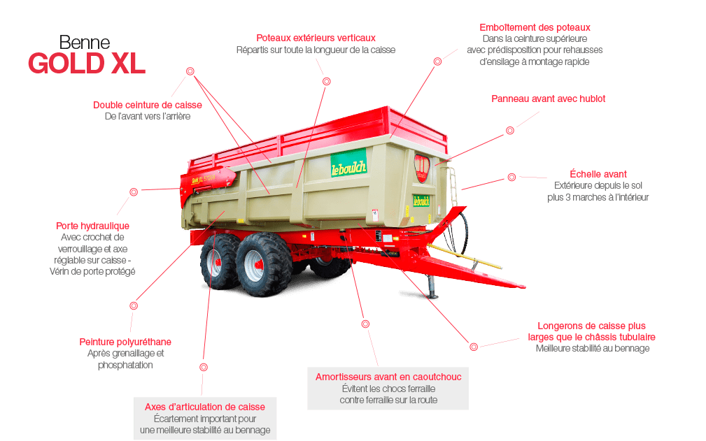 Bennes agricoles monocoques gold xl_0