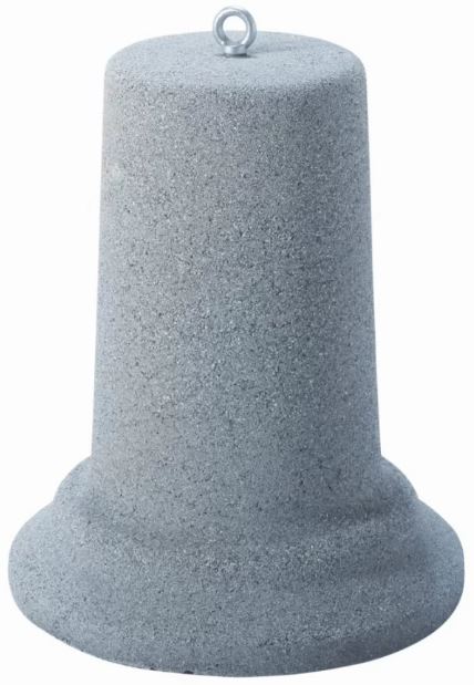 Borne en béton 140 Grise - idéale pour séparer les espaces - Ø60 x 74 cm - 205 kg - Ciment Green Seal_0