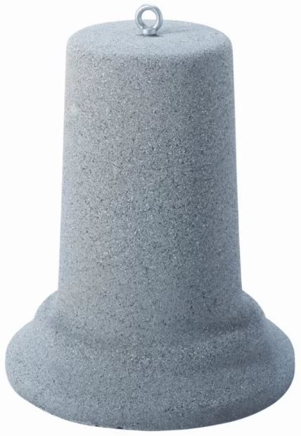 Borne en béton 140 Grise - idéale pour séparer les espaces - Ø60 x 74 cm - 205 kg - Ciment Green Seal_0