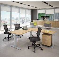 Bureau d'angle électrique réglable en hauteur Sit&Stand - Quadrifoglio_0