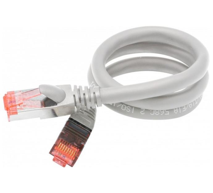 Cordon RJ45 catégorie 6A U/FTP ultra flexible en cuivre - gris - 3 m - 500 MHz - 10 Gbps_0