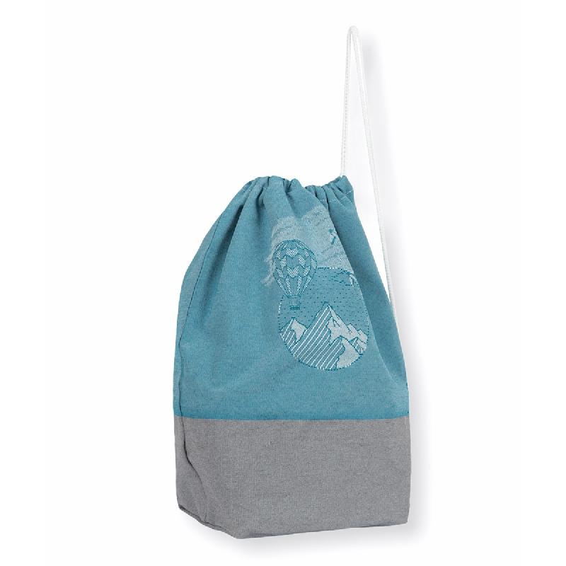 ECONOMIE CIRCULAIRE ! Sacs à dos 450x500 mm en fibres textiles recyclées personnalisés 1 face - SDST4266-ID02/RCP1_0