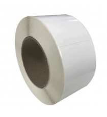 Étiquettes 90x60mm - Papier blanc brillant - Bobine échenillée de 1000 étiquettes - Mandrin 76mm_0