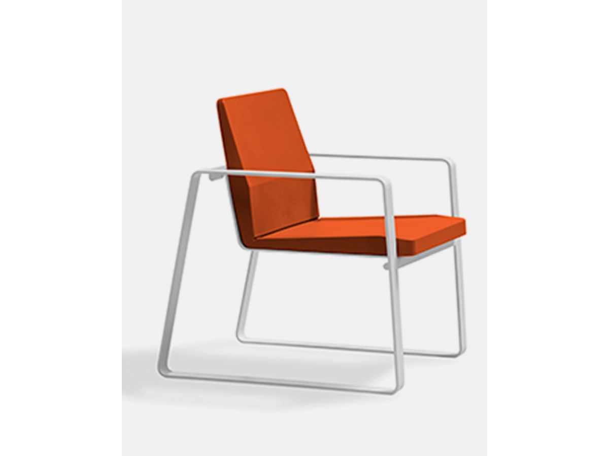 Fauteuil d'accueil à usage collectif, au style sobre et intemporel - CALMA_0