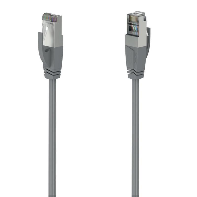 Hama Câble réseau RJ45 CAT-5e - 5 m - Gris_0