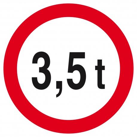 Interdit aux plus de +3.5 tonnes d.300mm TALIAPLAST | 622283_0