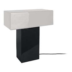 Lampe de table Grato Recto noir et gris Leitmotiv - 8714302776199_0