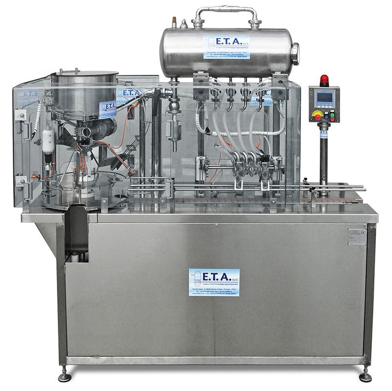 Lignes de remplissage pour lait - Remplisseuse-boucheuse en bouteilles PET - Capacité 1.000 à 3.000 l/h_0