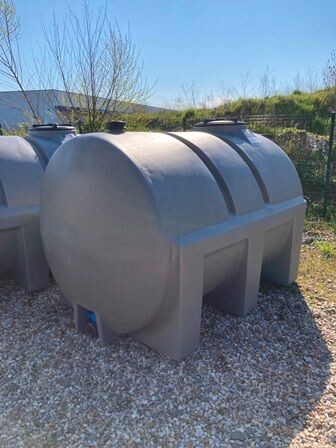 Polycuve pe 3350l grise - diam : 1m50 - lg : 2m32 - hauteur : 1m55 - ref : w00332304005p - dabert-citernes_0