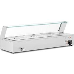 Royal Catering - Royal Catering RCBM_GN1/2_2 Bain-marie Chauffe-plat bain-marie Vitrine bain-marie professionnelle 2 000 W 3 x GN 1/2 Robinet De - ino_0