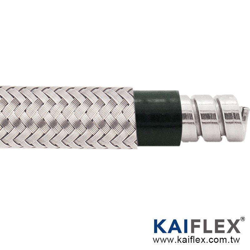 WP-S2P1SB - Flexible métallique en acier inoxydable Kaiflex - gaine PVC et tressage inox_0