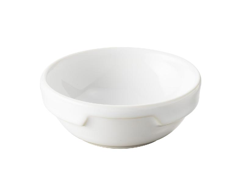 COUPELLE ROND BLANC PORCELAINE Ø 7,5 CM LES ESSENTIELS REVOL