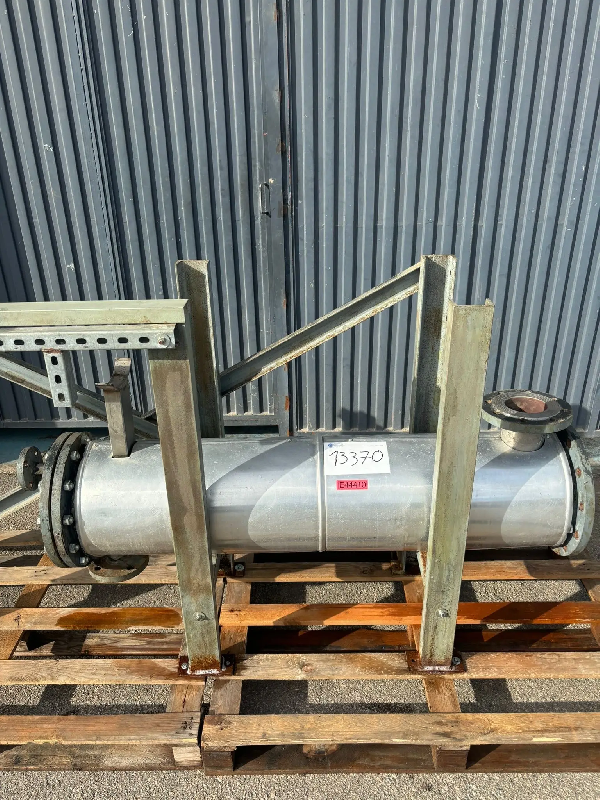 Échangeur de chaleur tubulaire chauffé en acier inoxydable 2,2 m2 - référence : c13370_0