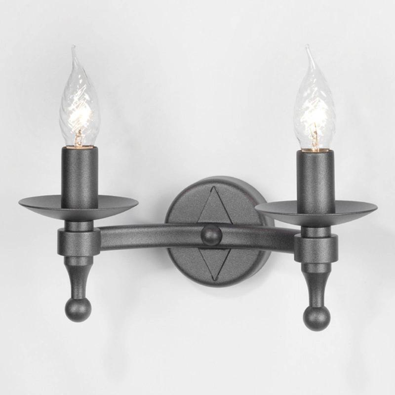ELSTEAD APPLIQUE WARWICK FER FORGÉ GRAPHITE