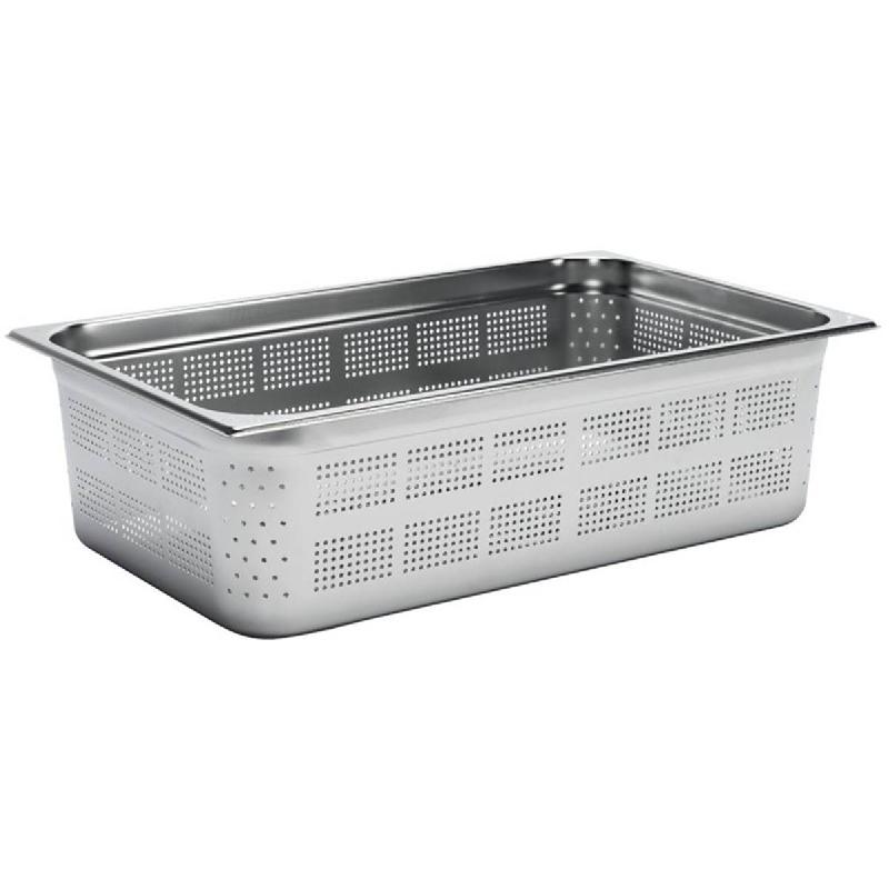 Bac Inox 304 perforé GN1/1 150mm | Gastro m - GR736_0