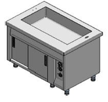 Bain-marie  air ventil 2000 mm mpselfinox rf bmaer5_0