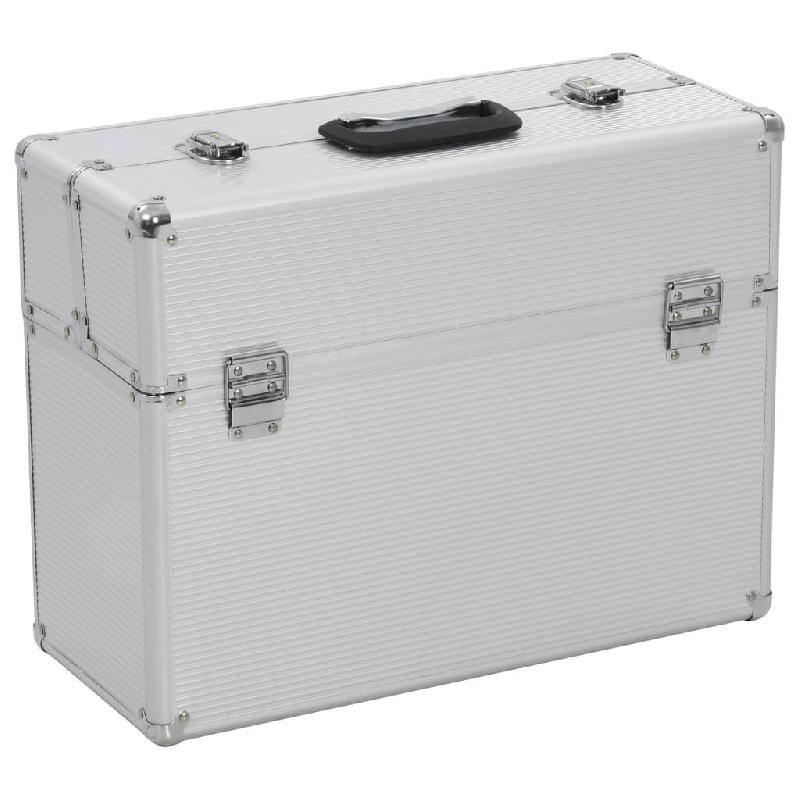 BOÎTE À OUTILS 47 X 36 X 20 CM ARGENTÉ ALUMINIUM 02_0003217_0