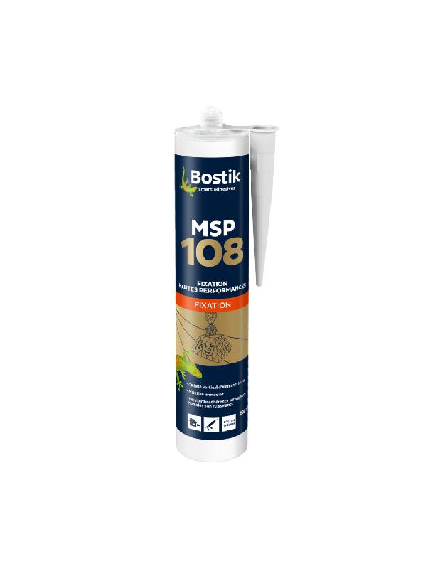 MASTIC DE FIXATION MS108 BLANC CARTOUCHE DE 290ML - BOSTIK - 30133127