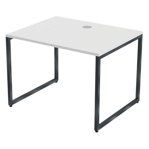 BUREAU KAD PIEDS CADRES 100 X 80 CM BLANC ANTHRACITE - MBA