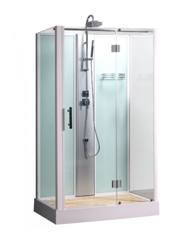 Cabine De Douche Integrale Rectangulaire Poseidon 80x120 Cm