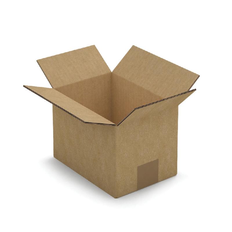CAISSE CARTON DOUBLE CANNELURE 35X35X35 CM, LOT DE 15