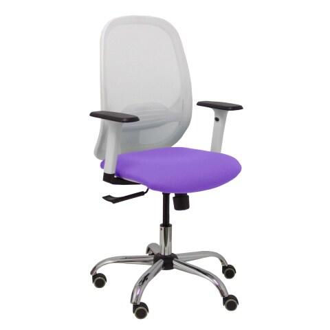 CHAISE DE BUREAU CILANCO BLANCHE - LILAS