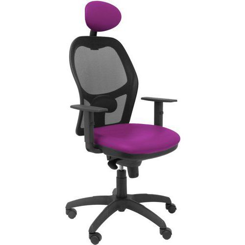 CHAISE JORQUERA SIMILICUIR - AVEC APPUI TÊTE VIOLET - PIQUERAS Y CRESPO