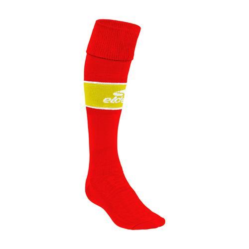CHAUSSETTES FANION - ELDERA - ROUGE/JAUNE
