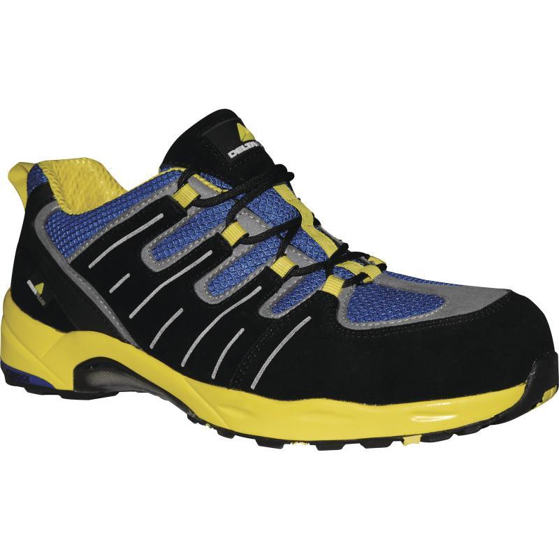 Chaussures de sécurité basses - croûte de cuir velours et mesh - XR302 S1P - semelle Panoshock® antidérapante_0