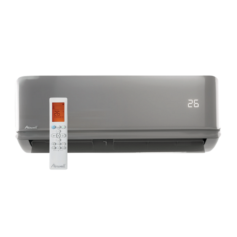 Climatiseur mural réversible HDMB Harmonia Gris 5 kW WiFi intégré - Airwell - 7SP024040_0