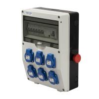 COFFRET DE CHANTIER 40A 6XNF + ID 4P 40A 30MA + 3X DJ 16A