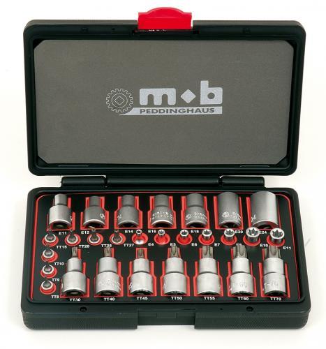 COFFRET OUTILLAGE DOUILLES TORX 1/4