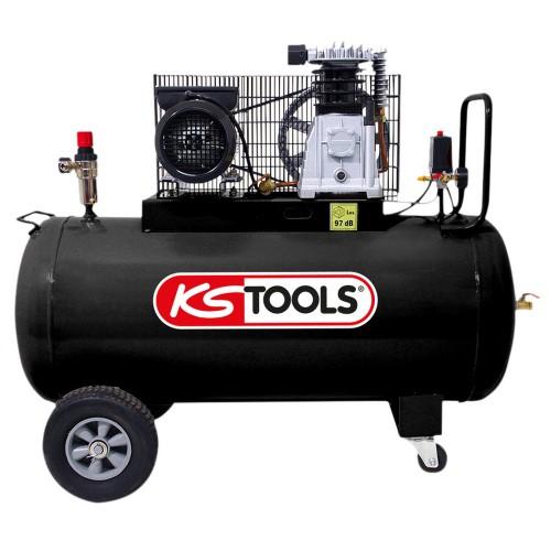 COMPRESSEUR À AIR - CUVE 100L - 10 BAR - 3 CV - 220V MONO KS TOOLS