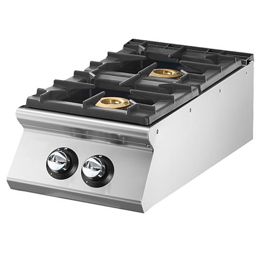 Cuisinière gaz à poser 2 brûleurs - puissance 9,2 kw - 400 x 730 x ... - PVS7040PCGT_0