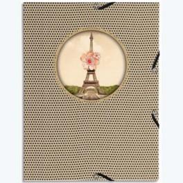 EXACOMPTA CHEMISE 3 RABATS + ÉLASTIQUES CAKES DE BERTRAND 12X16CM. EN CARTE