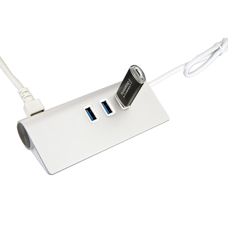 Exsys ex-1132-n hub usb 3.0 à 3 ports et 1gb lan_0